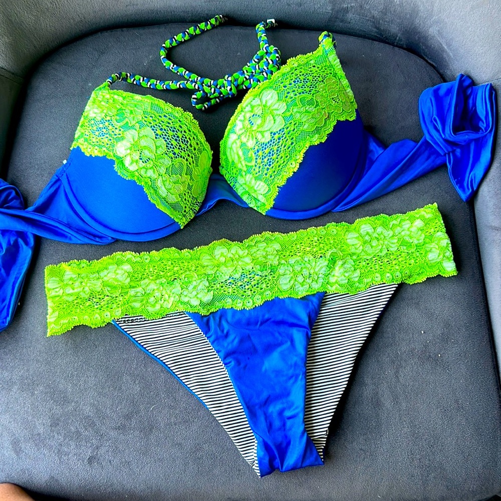 Beach Bunny Lady Lace Sexy Lingerie Bikini Gem